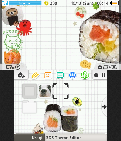 sushi theme !!