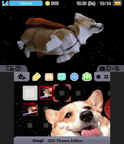 Corgi in Space