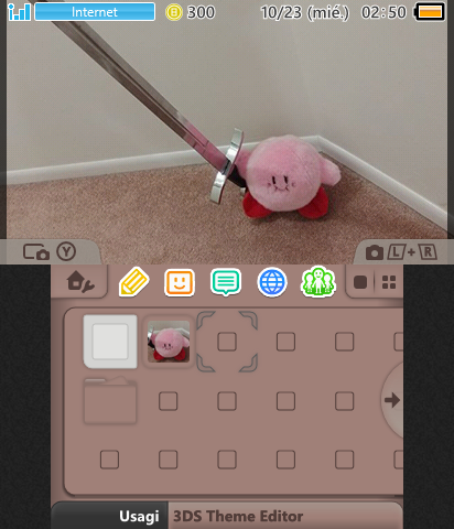 Kirby with blade + Wii U Music