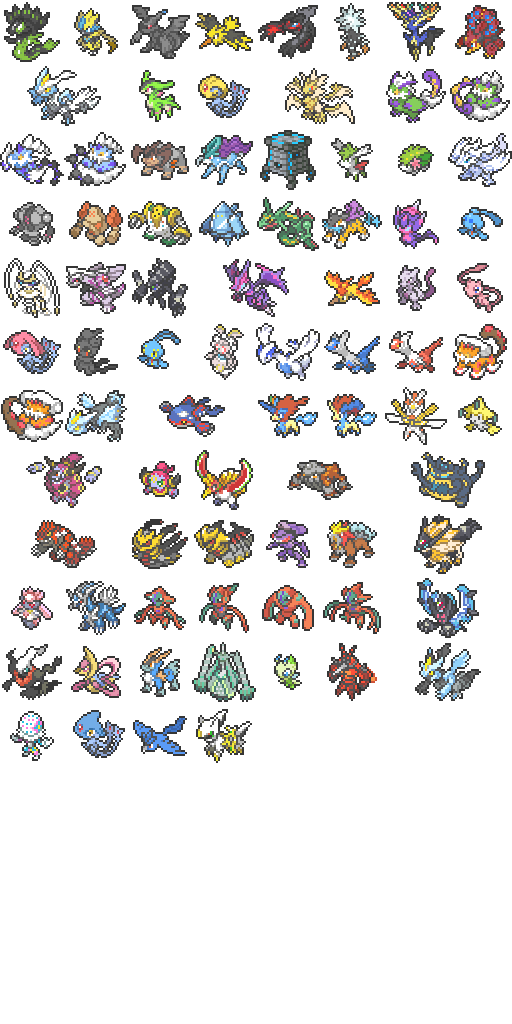 Legendary and Mythical Pokemons