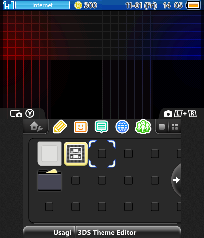 RED & BLUE Dark Grid