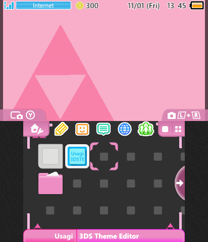 Zelda Triforce Theme Pink