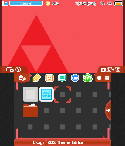 Zelda Triforce Theme Red