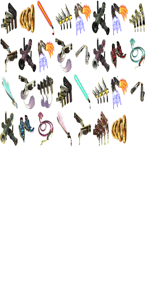 Bayonetta weapons