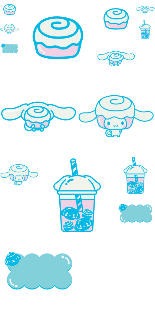 Pastry Cinnamoroll Badge Pack