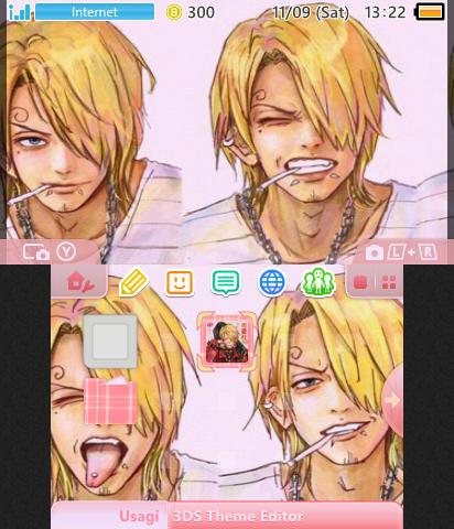 Rocker Sanji Scrolling Theme