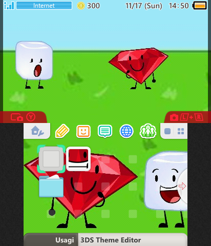 Ruby and Icecube BFDI Theme