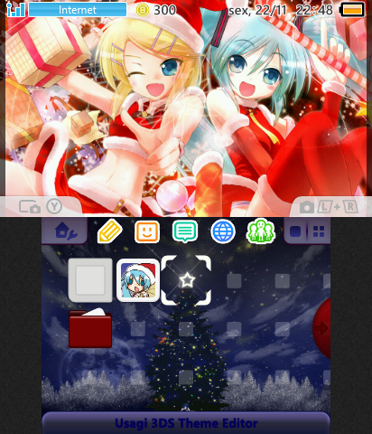 Vocaloid Christmas Miku Theme