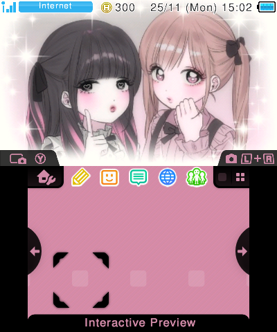 Anime Sisters Pink & Black