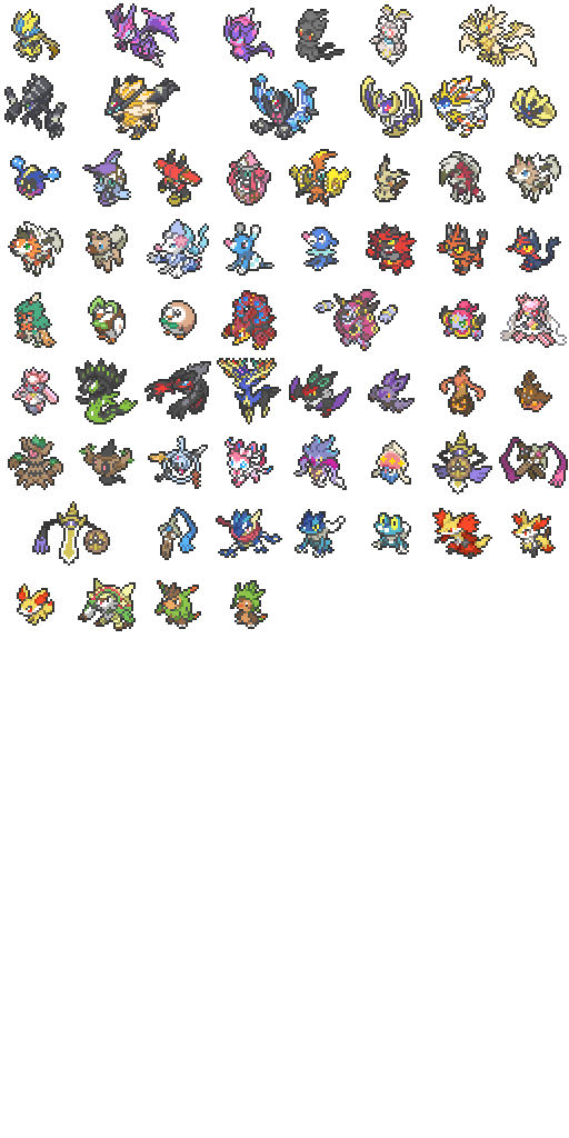 Pixel Pokemon Selection 4