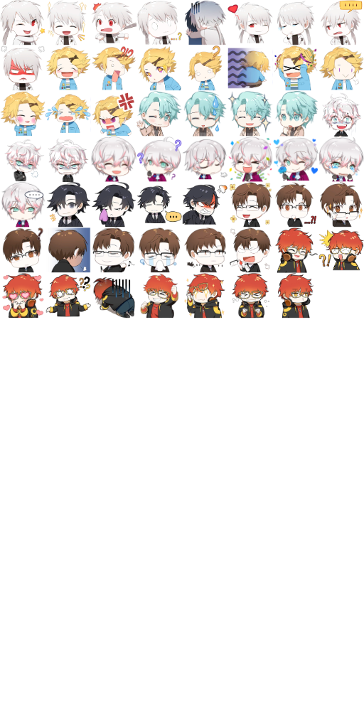 Mystic messenger emojis