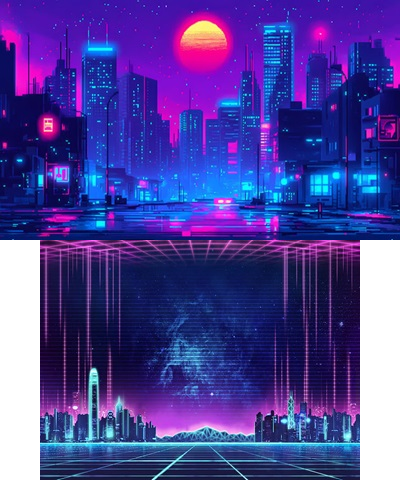 Synthwave Splash Screen