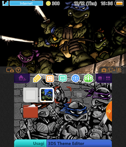 TMNT Coloured Comic Theme