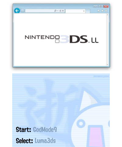 Blue theme for 3ds LL