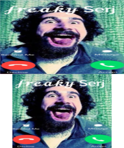 Freaky serj is calling