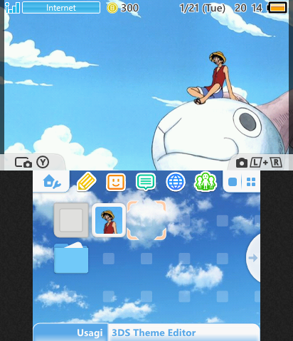 Luffy on the Going Merry