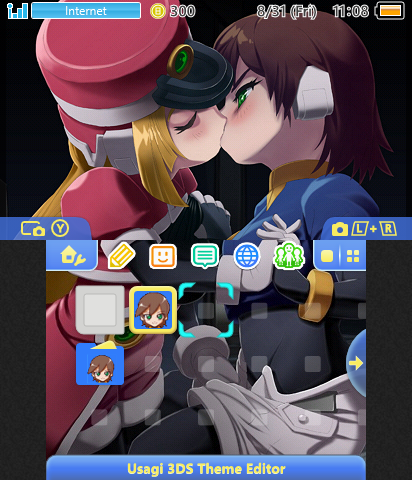 megaman zx vent and aile kiss