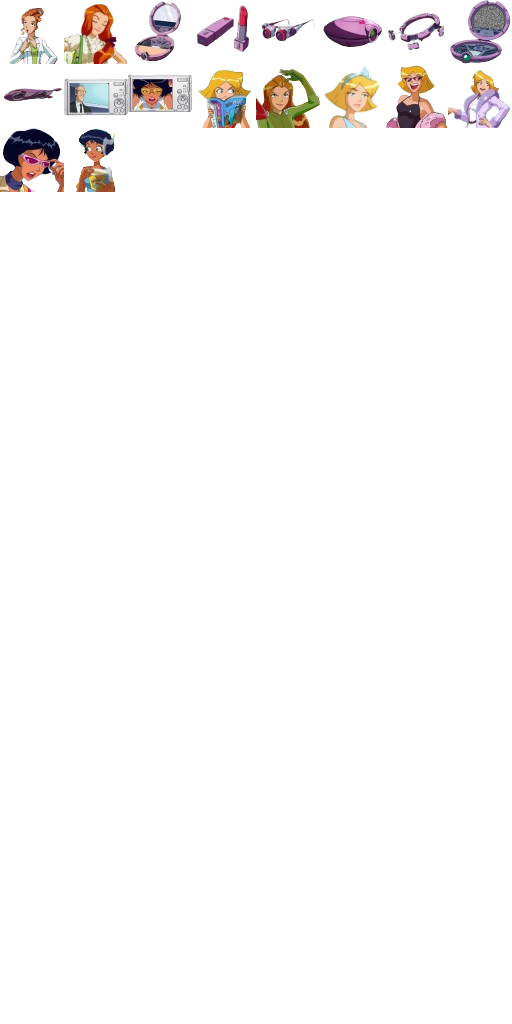 Totally Spies badges