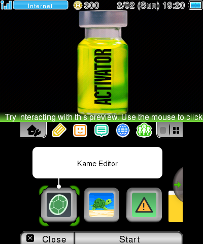 The Substance 3DS Theme