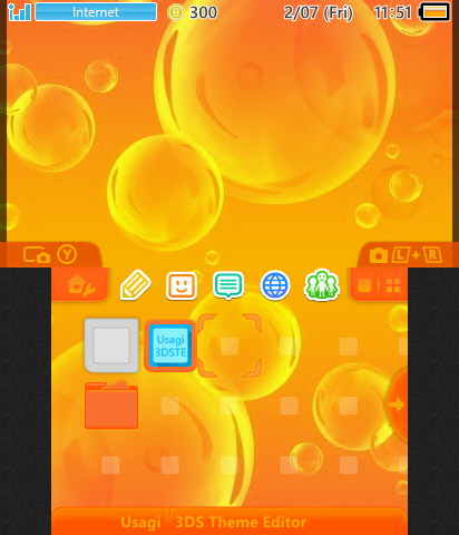 Orange bubbles