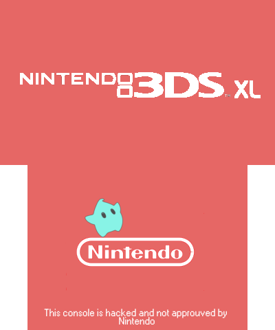 3DS XL Pastel red
