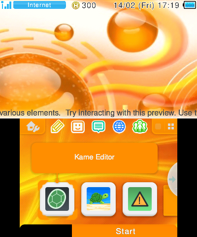 Orange Frutiger metro