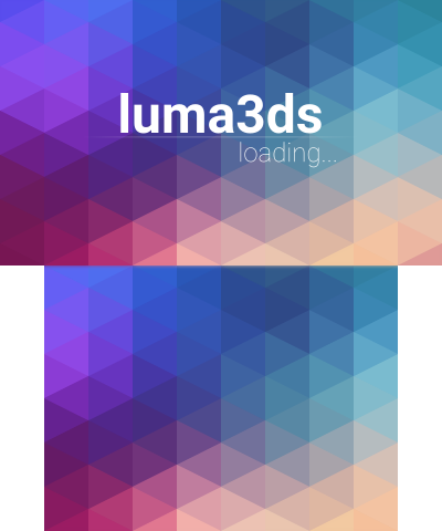 Luma3DS Loading Screen