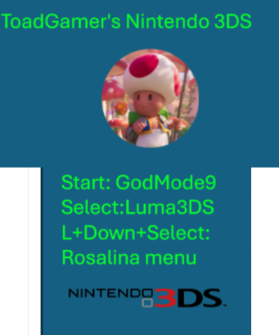 ToadGamer's 3DS