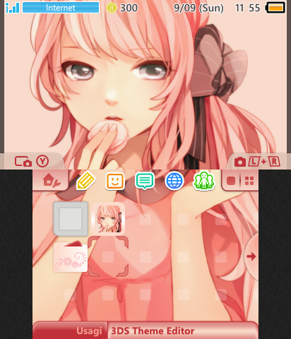 Luka Eating Macarons